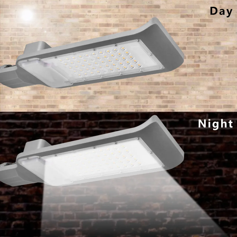 ไฟถนนสปอตไลท์ LED 30W/50W, ไฟสปอตไลท์ติดถนนทางเดินในสวนกลางแจ้งโคมไฟหัว AC85-265V IP65กันน้ำ