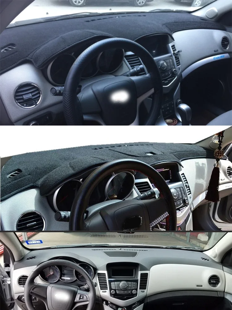 For Chevrolet Chevy Cruze J300 CP1 LT RS 2008-14 Dashmat Dashboard Cover Instrument Panel Pad Dash Mat Anti-Dirt Proof Ornaments