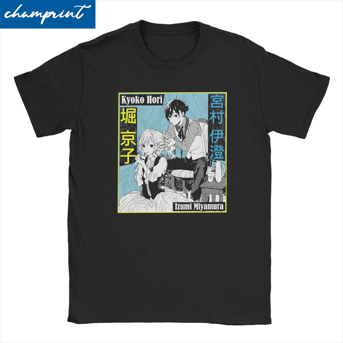 Hori And Miyamura Manga T-Shirts for Men Women Funny Cotton Tees Crew Neck Short Sleeve T Shirts 4XL 5XL Tops