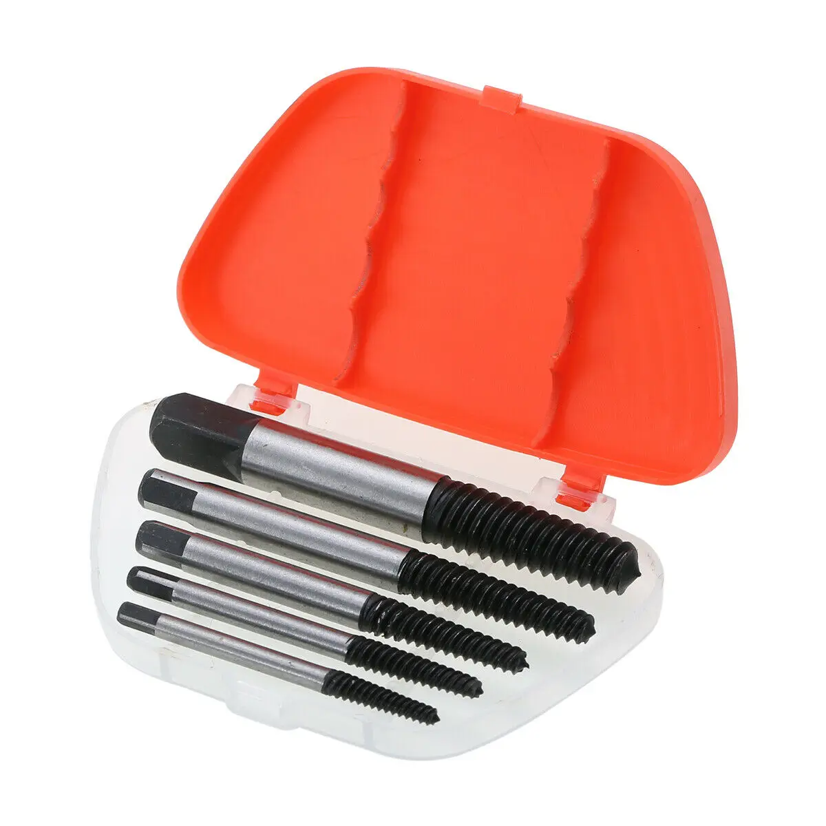 5pcs Damaged Screw Extractor Drill Bit Set Stripped Broken Screw Bolt Remover Extractor Easily Take Out Demolition Tools