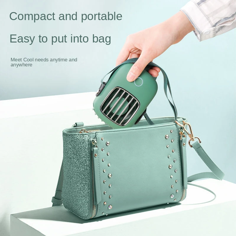 Portable Fans Neck Fan Air Cooler 5V Mini USB Rechargeable Ventilador Small Travel Handheld Silent Cooling For Home Electric Fan