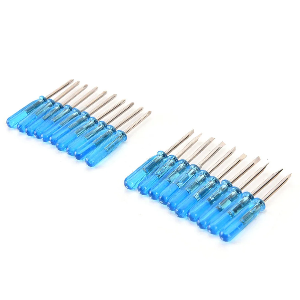 20Pcs/Lot 20mm Phillips Slotted Cross Head Mini Screwdriver iPhone Samsung Mobile Phone Laptop Repair Open Tool 4.6cm Wholesale