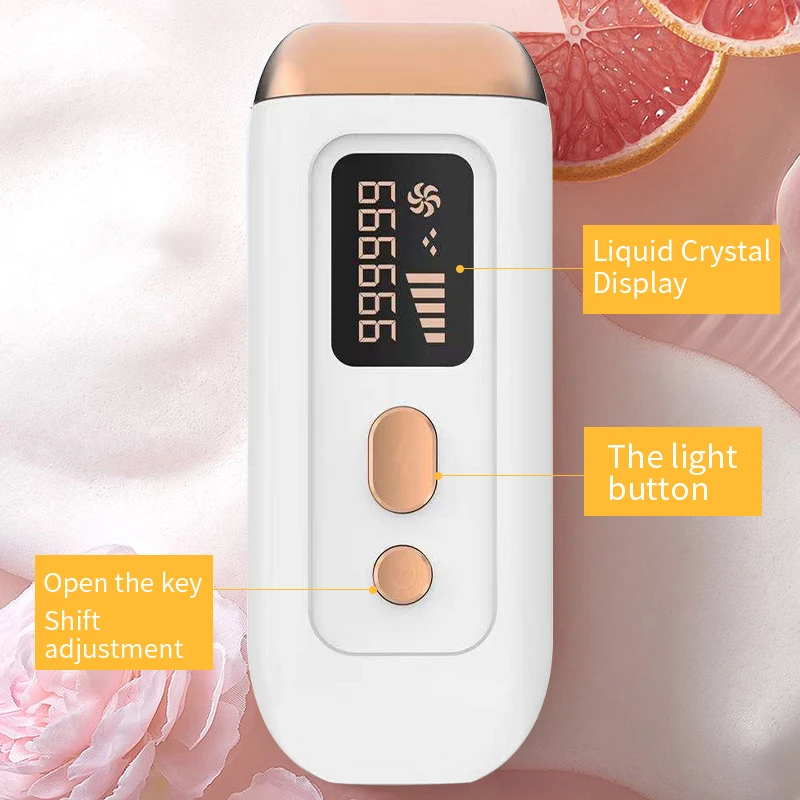 Luccica-tipo dispositivo da remoção do cabelo do ipl do dispositivo da remoção do cabelo do laser novo dispositivo da remoção do cabelo da safira do ponto de congelação