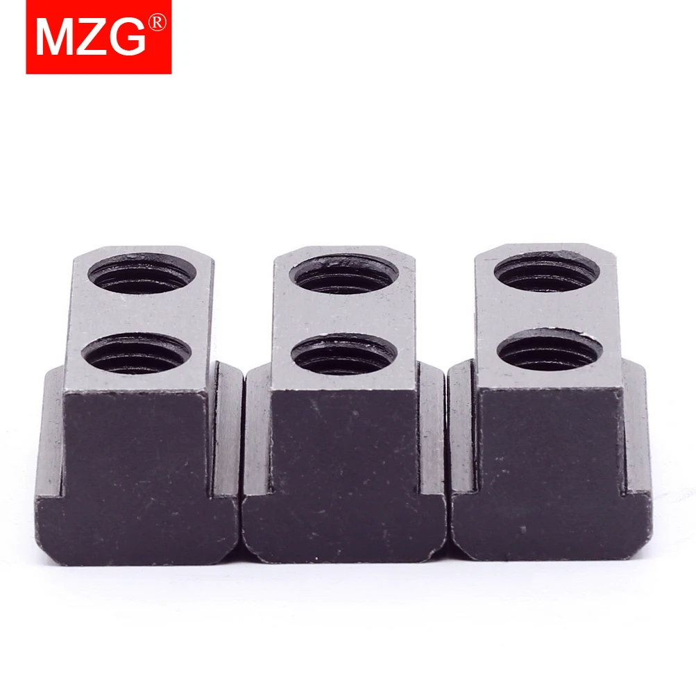 MZG 4 5 6 7 10 12 Inch Hollow Solid Standard CNC Lathe Chuck Machining Cutting Tool T-Slot Block