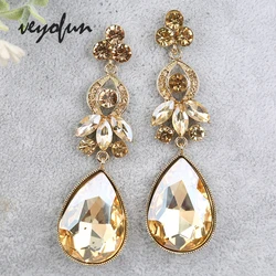 Veyofun Classic Cystal Drop Earrings Wedding Dangle Earrings Fashion Jewelry for Women Gift Wholesale