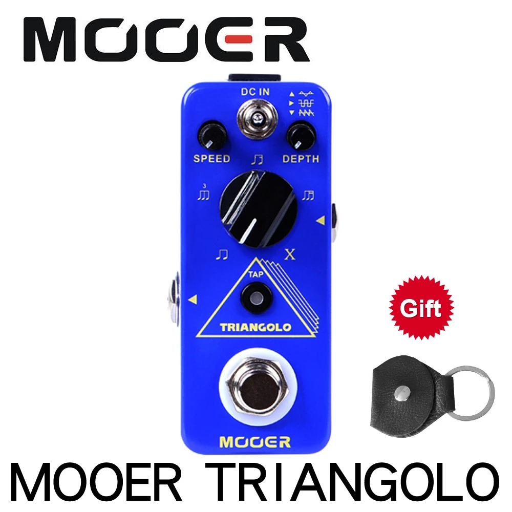 Mooer MTR3 Triangolo Digital Tremolo with Tap Tempo Micro Guitar Effects Pedal