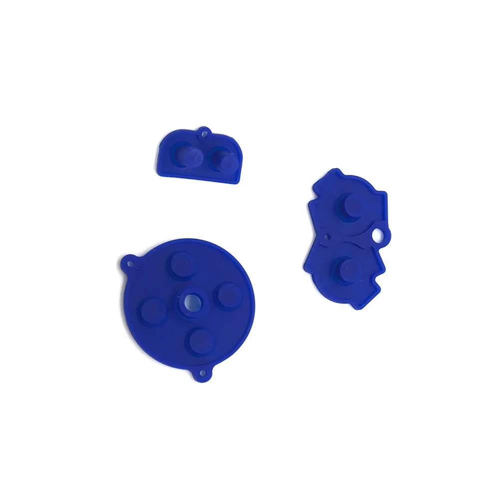 New Rubber Conductive Pads for GBA Keypad Buttons A-B D-pad for GameBoy Advance Silicone Conductive Start Select Pads