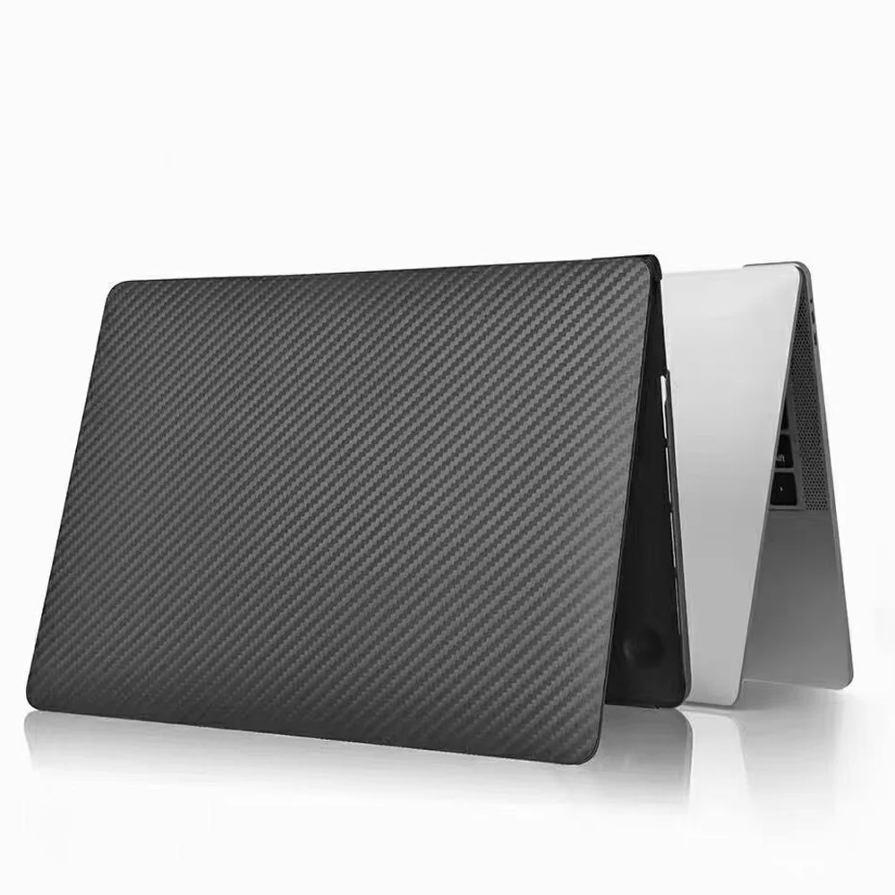 For MacBook Pro 16 2021 Case  Carbon Fiber Texture Soft Shockproof Protective Case shell  MacBook Pro m1 max m1 pro A2485