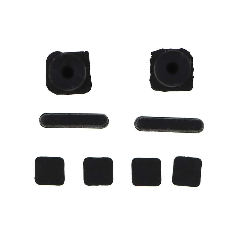 DS Lite 게임 콘솔 용 NDSL 피트 고무 커버 패드 용 1 세트 다채로운 나사 피트 커버