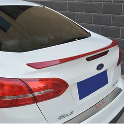 for ford focus spoiler2015-2017 High Quality ABS Material Car Rear Wing Primer Color Rear Spoiler for ford focus 2017+