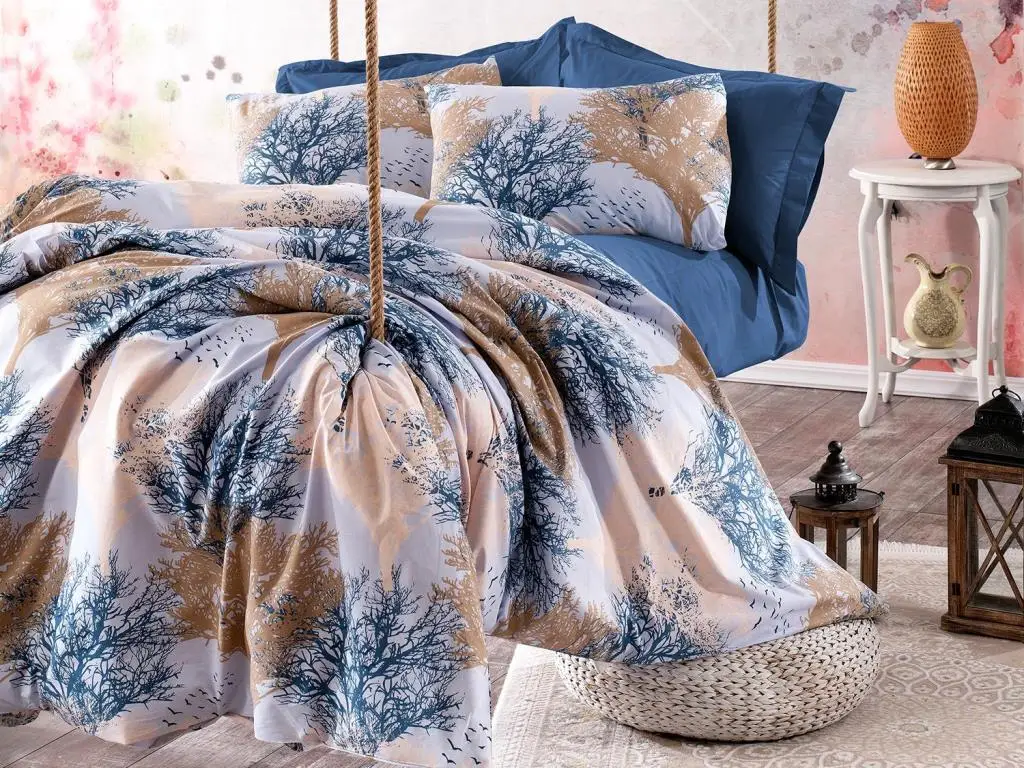 Alena Double Personality Duvet cover set Sycamore Blue