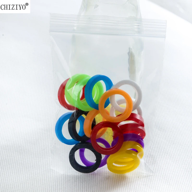 10 Colors Key Covers For House Keys Hollow Multi Color Rubber Key Chain Accessories Soft Key Caps Locks Cap Topper Keyring