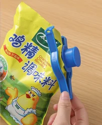3pcs Food sealing clip kitchen monosodium glutamate sealing clip plastic sealing snack preservation clip bagged seasoning outlet