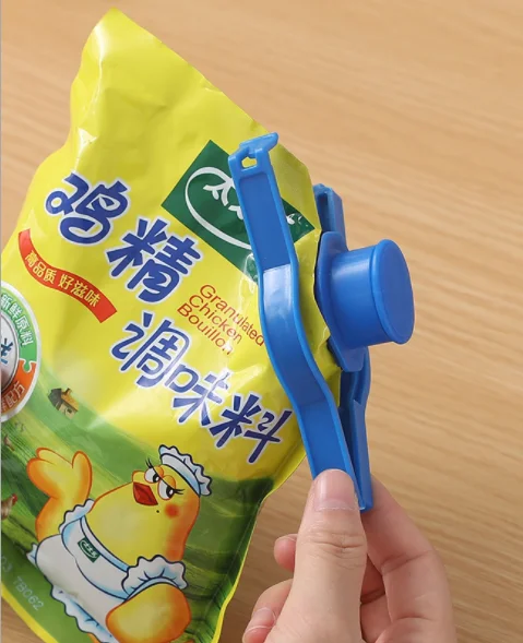 3pcs Food sealing clip kitchen monosodium glutamate sealing clip plastic sealing snack preservation clip bagged seasoning outlet