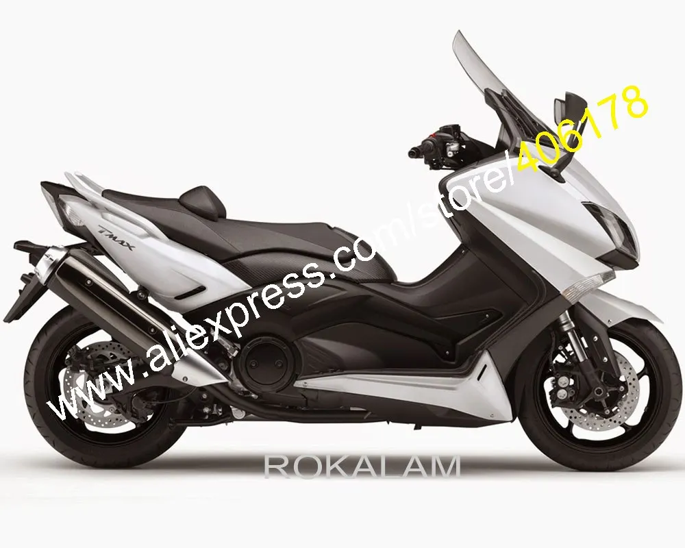 

For Yamaha T-MAX530 2015 2016 T-MAX 530 TMAX530 15 16 T MAX 530 White Bodyworks Motorbike Fairing (Injection Molding)