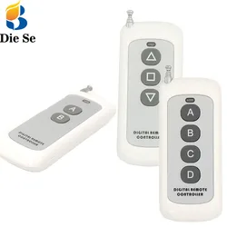 433MHz Universal Remote Control 1527 Learning Code 2 3 4 Button Transmitter For Smart Home Garage Door Opener no clone