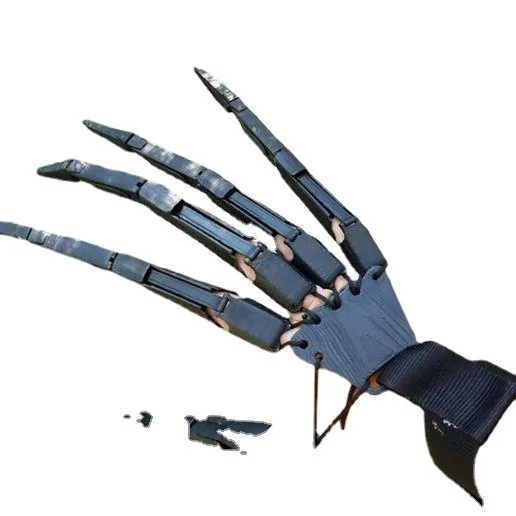 New Halloween Articulated Fingers Gloves with Flexible Joint Halloween Party Dress Cosplay Costume Props Home Decor