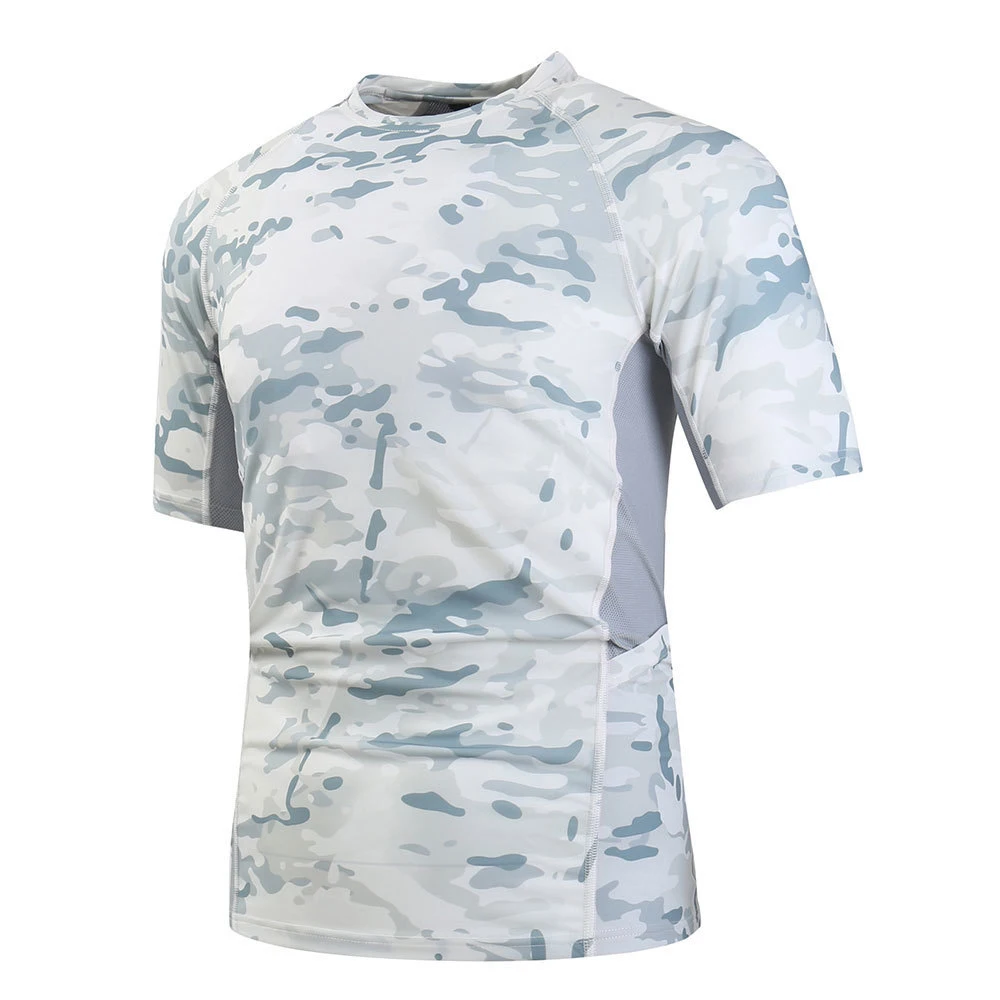 AliExpress SINAIRSOFT Tactical Short Shirt Camouflage T-Shirt Climbing Sportswear Armpit Breathable Mesh Fabrics Cycling Jersey