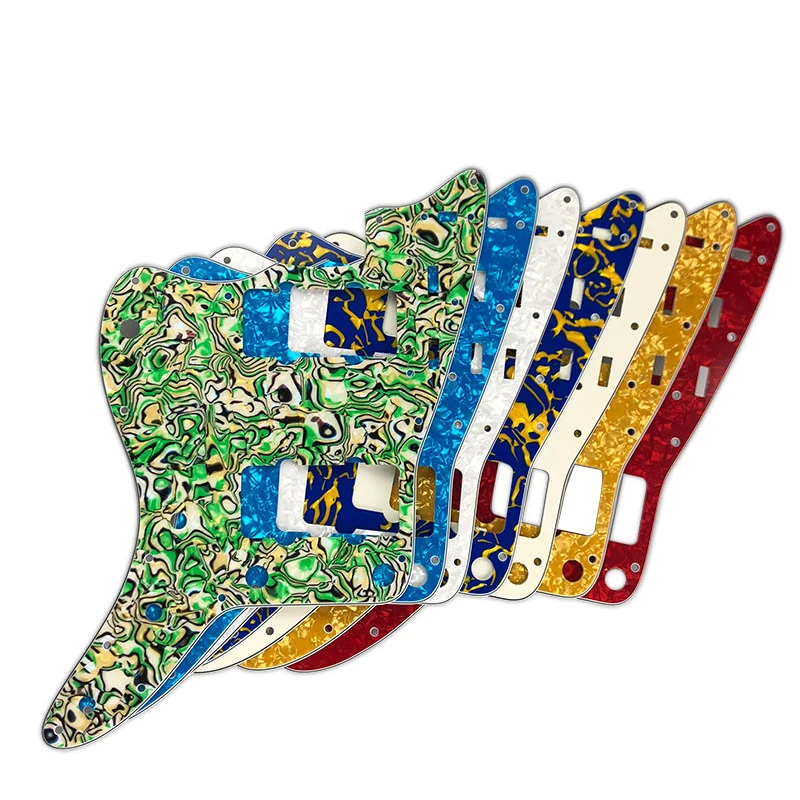 

Great Qulitity Pickguard For Left Hande US 13 Hole Screws Jazzmaster Guitar Pickguard Scratch Plate Replacement Electric Guitar