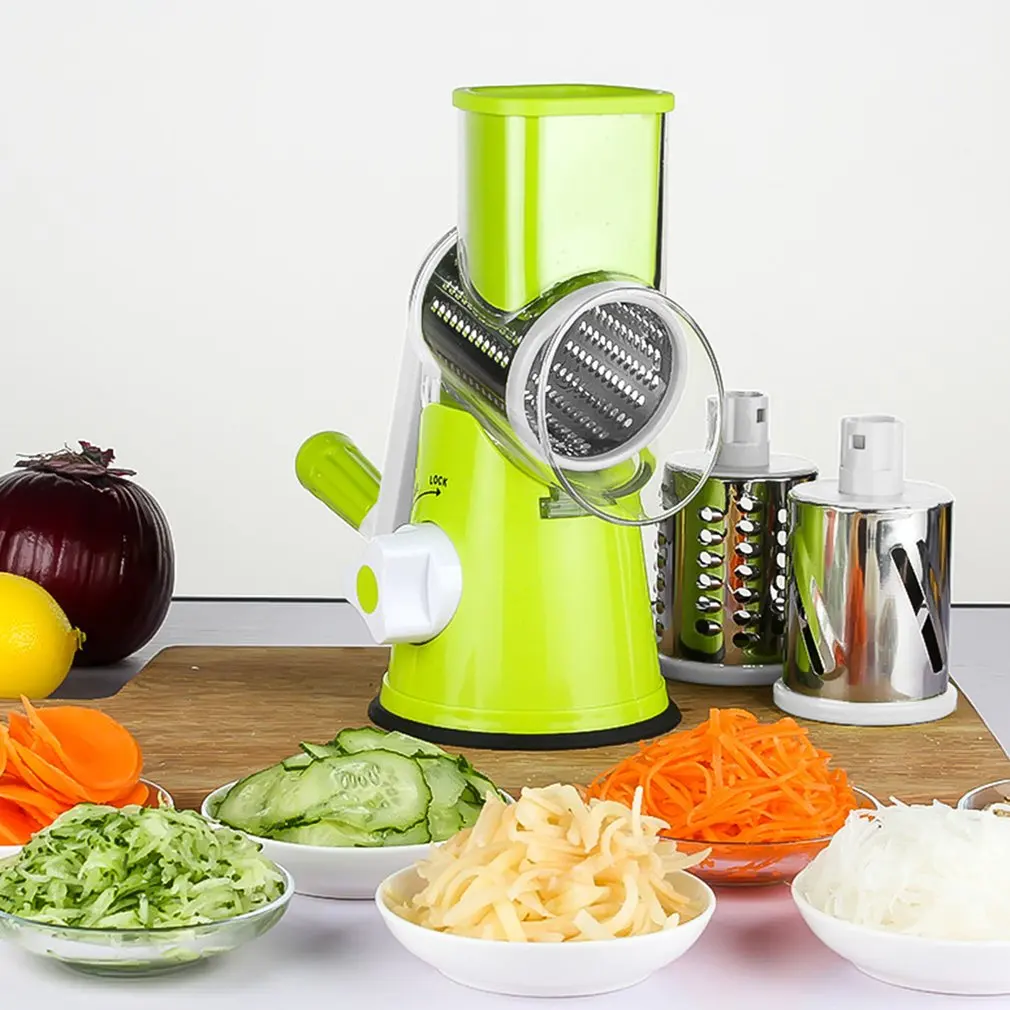 

Multifunctional Hand Vegetable Cutter Potato Cheese Kitchen Tool slicer household shredder Meat Grinder Rotary Grater