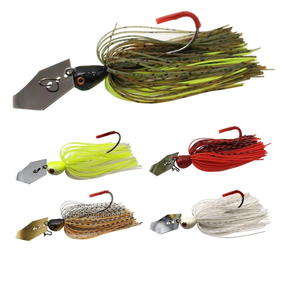 Mycena 14G/18G Angelköder Chatterbait Spinnerbait Big Blade Jig Dancer Buzzbait Wobbler für Barsch und Hecht – Detail 1