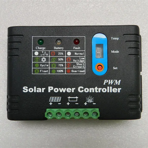 

Solar Controller 12V / 24v30a Metal Shell Aluminum Plate Heat Dissipation, Full Power Photovoltaic Controller