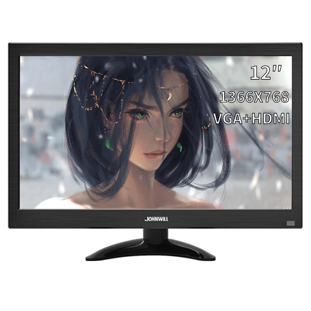 13.3 calowy 1366x76 8 monitor do komputera wyświetlacz LCD TV z HDMI VGA USB AV BNC 1/12/10 calowy monitor gamer