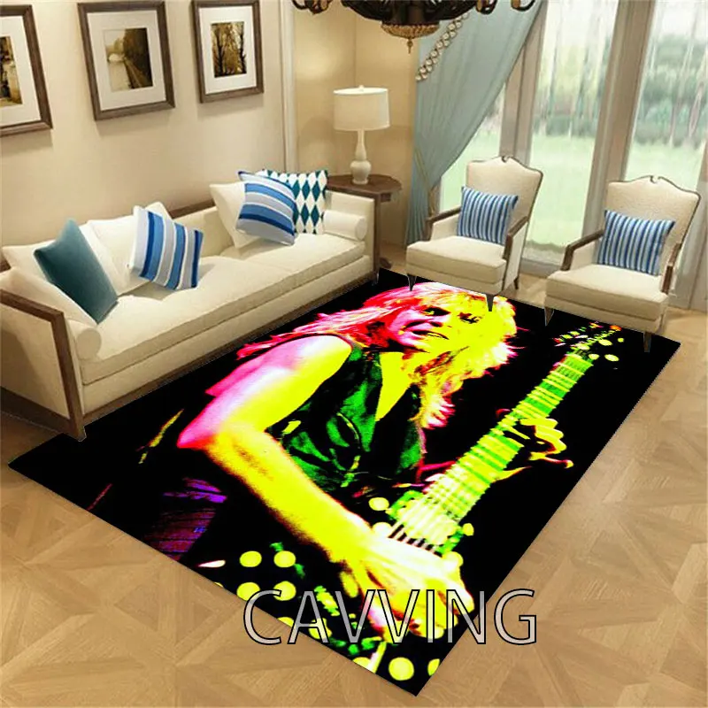 Randy Rhoads 3D Printed Carpets Flannel  Rugs Anti-slip Large Rug Carpet  Home Decoration for Living Room