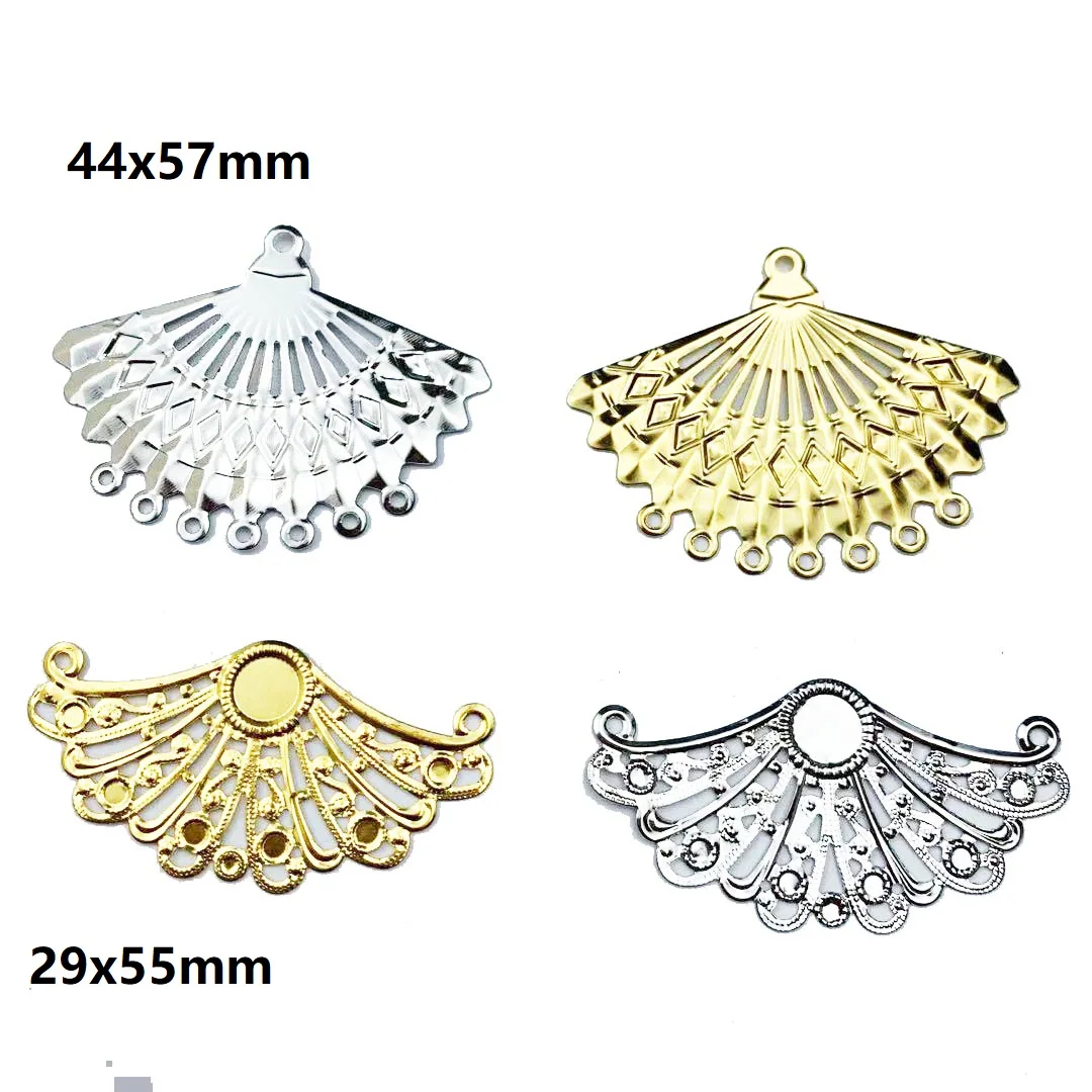 

20Pcs Connector Metal Crafts Flower Filigree Wraps Connectors Embellishments For DIY Scrapbooking Home Decor