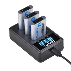 DuraPro 1860mAH NP-BX1 NPBX1 Battery+LED 3 Slots Charger For Sony ZV-1 FDR x3000 HDR as300 DSC rx100 iii DSC RX1 RX100iii