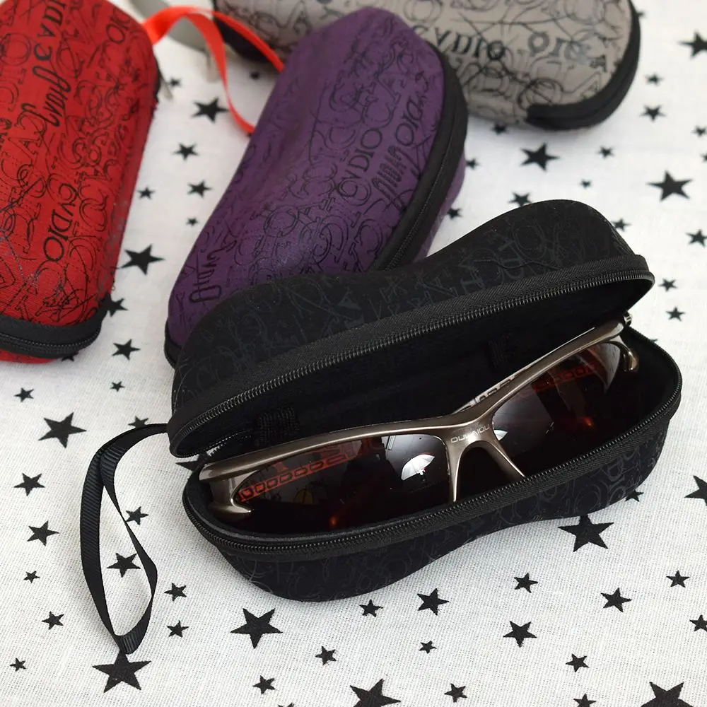 1PC Fashion Sunglasses Hard Case Zipper EVA Peanut Portable Reading Glasses Eyeglass Holder Protector Eyewear Box