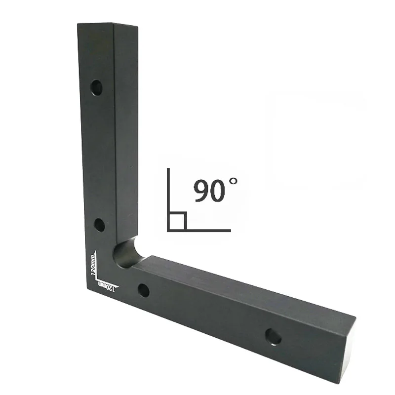 Woodworking imposition right angle positioning L-shaped block aluminum alloy square ruler