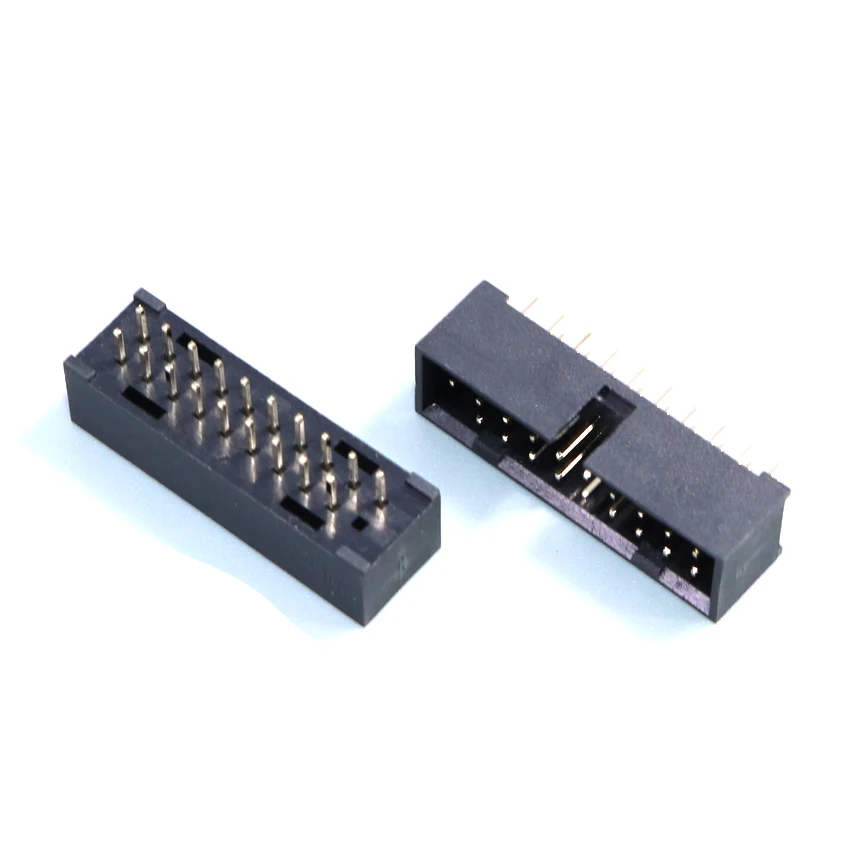 YuXi 2pcs USB 3.0 20pin / 19 pin Male to Male Extension Adapter 180 Degree for Motherboard Mainboard