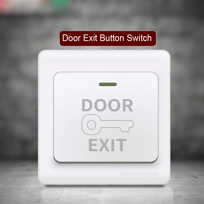 Wall Reset Switch Door Exit Button Release 1 Way Push Switch for Access Control Systemc Electronic Door Lock Fit Garage Doors