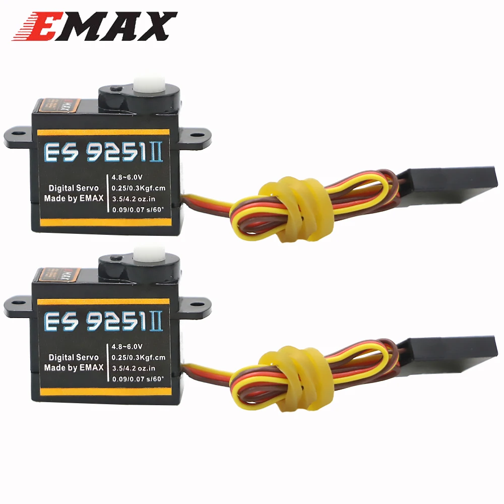 Emax ES9251 4.8-6.0V 0.25/0.3kg.cm Plastic Gear Digital Servo For RC Helicopter Airplane Accessories Parts