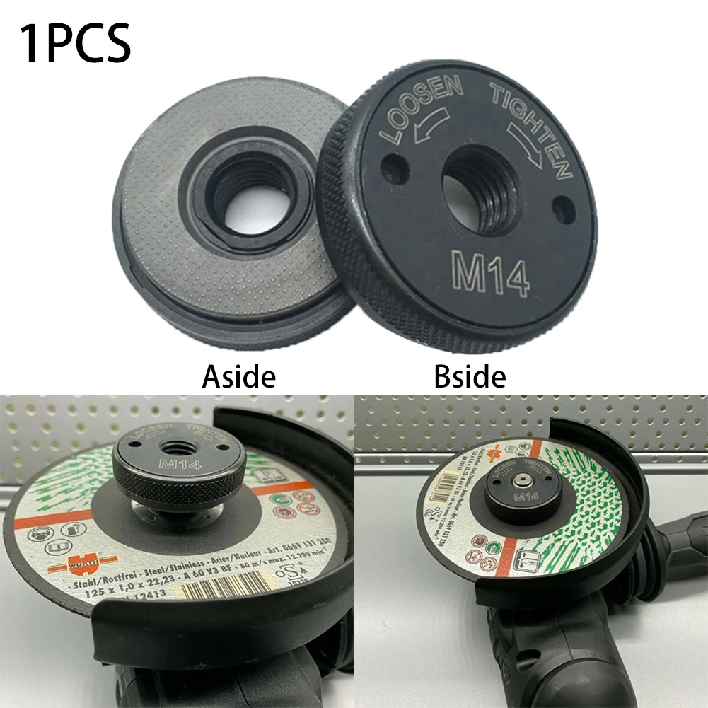 Tuerca de sujeción flexible para amoladora angular M14, rosca de husillo de 14mm, 115-230, tuerca de sujeción rápida para Mkt wgüth Bosch