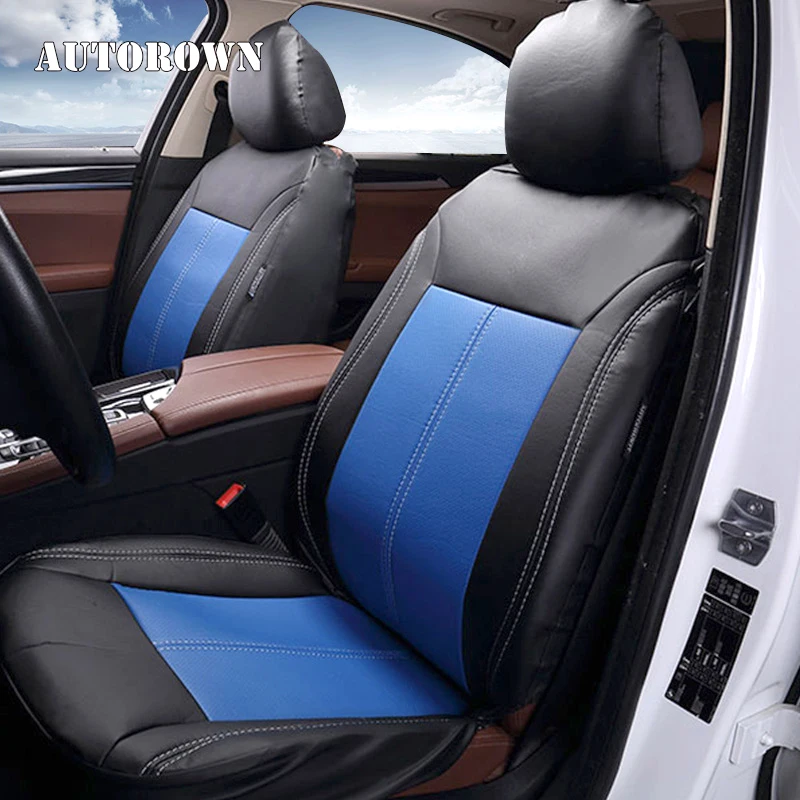 AUTOROWN Car Seat Cover Leather Luxury PU Water-proof Automobiles Seat Covers Brand Classics Seat Covers Car Accessories