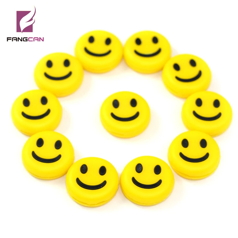 FANGCAN 6PC Smiley Gesicht Tennis Dämpfer Silikon Tennis Schläger Antivibrador