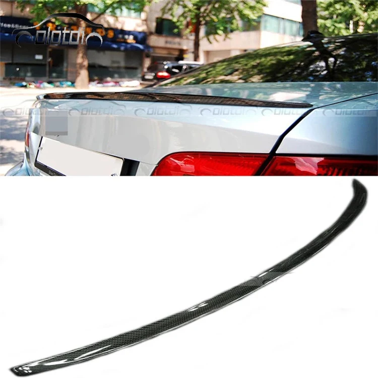 M3 Style Rear Spoiler Trunk Carbon Fiber Spoiler Wing Boot Lip Ducktail For BMW E92 E93 2008-2013