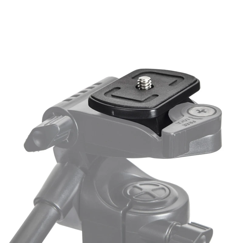 Bộ Sạc Nhanh Chân Máy Monopod Nhanh Giày QR Đĩa Máy Ảnh Phụ Kiện Chụp Nhựa Cho Gậy Chụp Hình Tự Sướng Yunteng 618 VCT-618 Chân Máy
