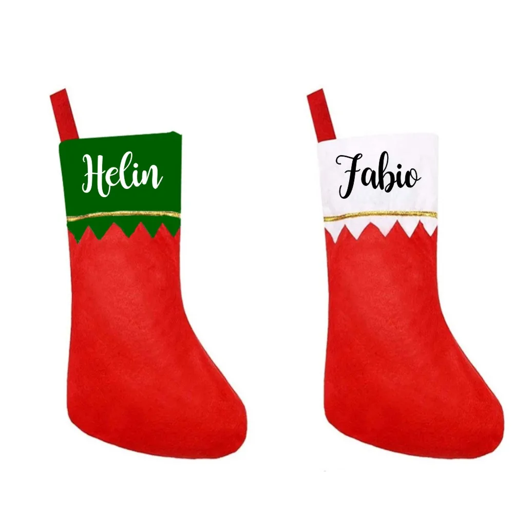 Personalised Christmas Stockings Christmas Gift Custom Holiday Stocking Family Stocking Set Monogrammed Stocking Unique Gift