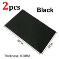 2 piezas negras de 0,3 mm
