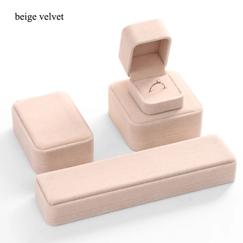 Surprise Price Velvet 12/6/6/4pcs/Dozne Necklace Jewellery Box Organizer Wholesale Rings Earrings Bracelet Jewelry Package Box