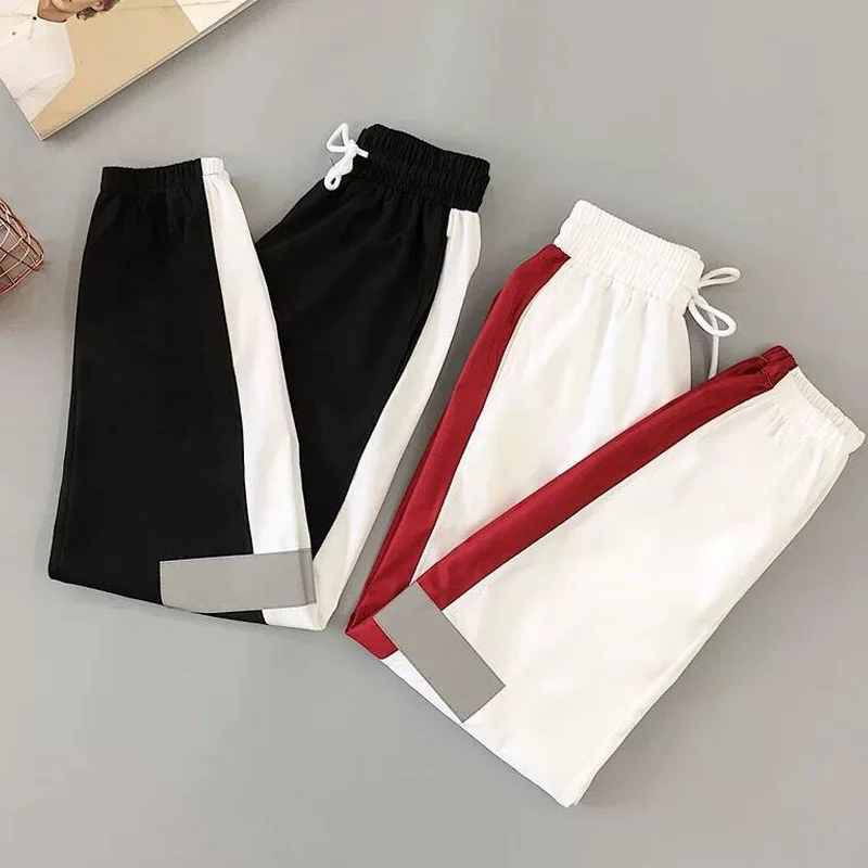 Quick Dry Sport Pants Breathable Elastic Waist Jogging Women Trousers Casual Korean Fashion Sweat Gym Pants Pantalones De Mujer