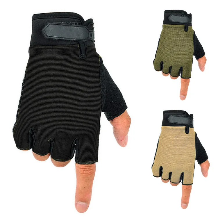 2020 Gloves Men Winter Camouflage Tactical Fingerless Men'S Gloves Winter Bike Gym Fitness Sports Mittens Cycling Gloves For Men