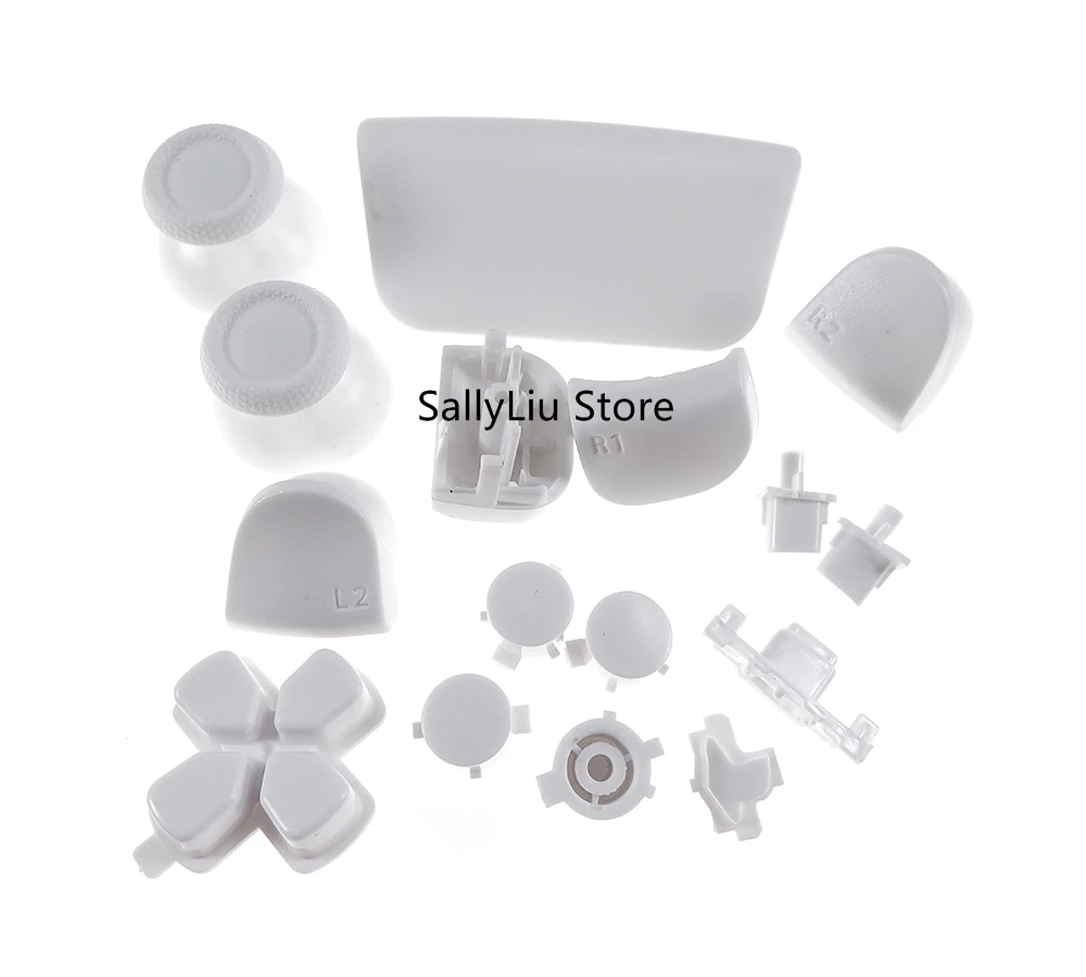 1set Full Set tasten Joysticks caps D-pad R1 L1 R2 L2 Richtung Key ABXY ButtonsFor Sony PS5 controller