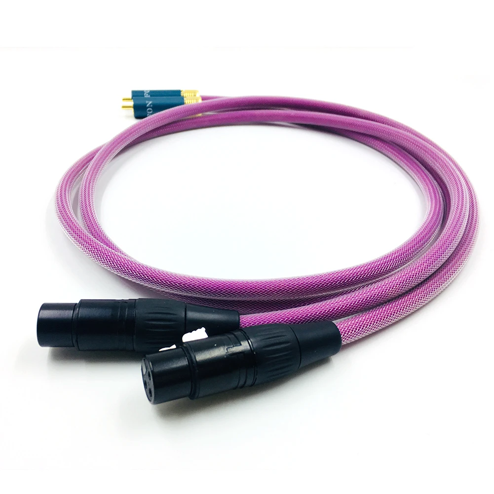 TOP-HiFi Cặp Ortfon 2RCA Nam Để 2XLR Dây Cáp XLR Cân Bằng Tham Khảo Liên Thông Cáp Âm Thanh XLO HTP1 dây Cáp