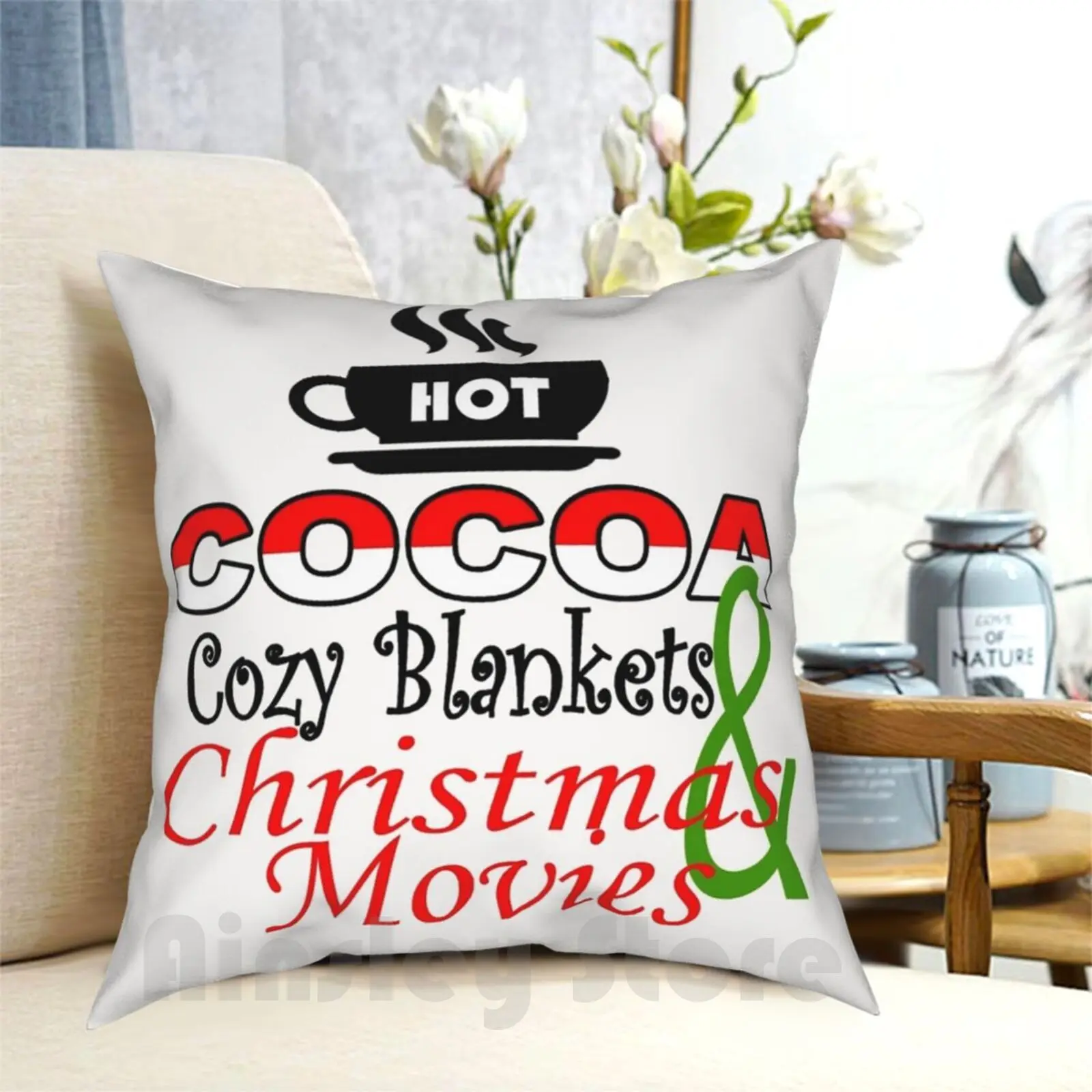 Hot Cocoa Cozy Christmas Movies This Funny Christmas Tree Apparel Is To Be A Great Gift For Your Family And Friends. Outdoor