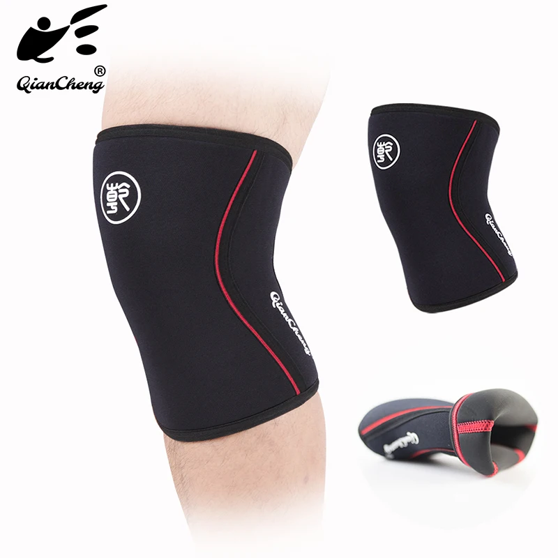 Gym training squat weightlifting knee pads Support high performance 7mm neoprene Optimal knee pads for weight lifting strength