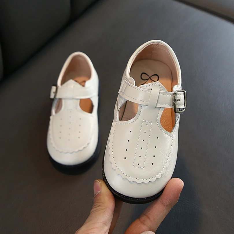 Children England Style Boys Leather Shoes Baby Fashion Sewing Casual Shoes Kids Sandals Autumn Soft Sole Sneakers Slip on Shoes